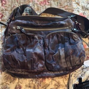 MZ Wallace Dark Brown Crossbody Bag